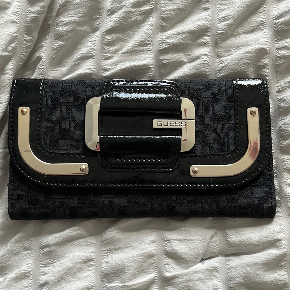 Guess black wallet